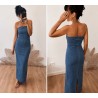 Robe bustier jeans