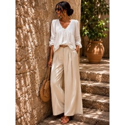 Pantalon Elegance beige
