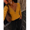Top zip moutarde