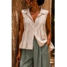 Top Ambre beige