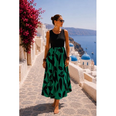 Robe verte Romance