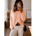 Pull croisé Célia mandarine