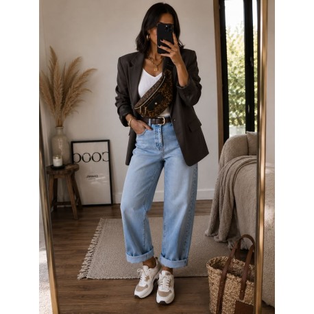 Jeans Wide leg clair