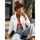 Veste en jeans courte blanc
