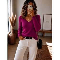Mon petit pull fin prune verif