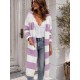 Gilet bicolore parme