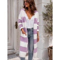 Gilet bicolore parme
