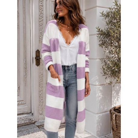 Gilet bicolore parme
