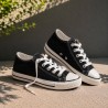 Baskets noire toile