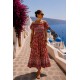 Robe Capri rouge