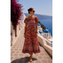 Robe Capri rouge