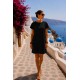Robe noire t-shirt