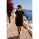 Robe noire t-shirt