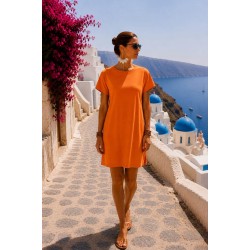 Robe T-shirt orange