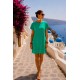 Robe t-shirt vert