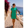 Robe t-shirt vert