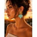 Boucles Zola vert clair