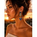 Boucles Adeline bleu