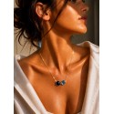 Collier Celeste azur