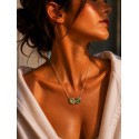 Collier Celeste emeraude