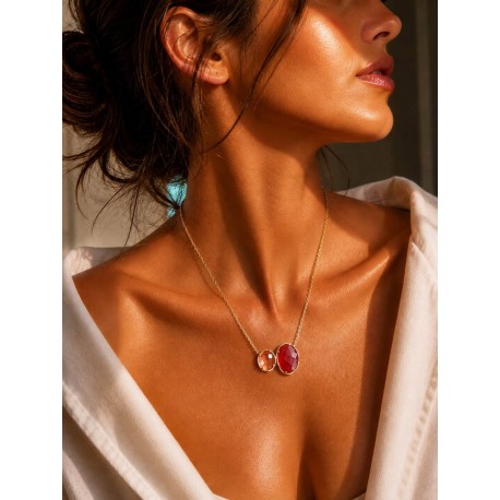 Collier Celeste Rubis