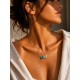 Collier Celeste bleu lagon
