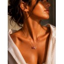 Collier Celeste éclat de Grenat
