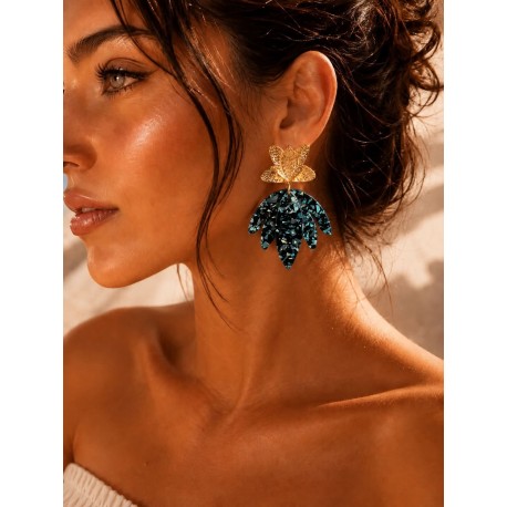 Boucle éclat emeraude Zola
