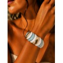 Bracelet elastique pétales