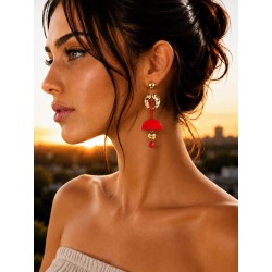 Boucles Riviera rouge