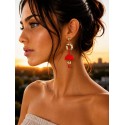 Boucles Riviera rouge