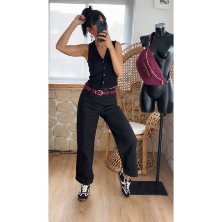 Jeans Wide leg noir
