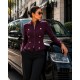 Veste officier prune