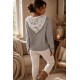 Gilet gris Cocooning