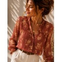 Chemise Ornella terracota