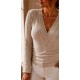 Top dentelle beige taille 40 - 44
