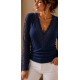 Top dentelle marine taille 40 - 44