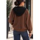 Veste bicolore choco / noir