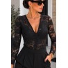 Body dentelle noir zip