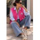 Veste sans manches rose