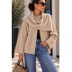 Gilet écharpe beige