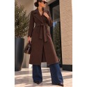 Manteau chocolat