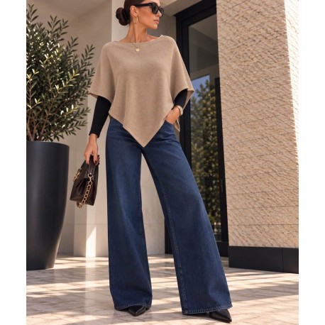 Poncho beige