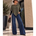 Poncho kaki