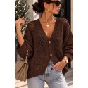 Gilet Raymonde chocolat