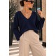 Pull basique confort marine