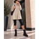 Pull Tunique beige