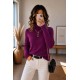 Pull col roulé camel