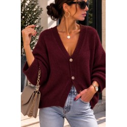 Gilet Solange bordeaux