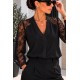 Blouse noire Solène